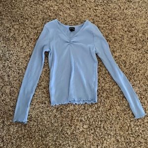 Never worn but accidentally took the tag of really cool blue.